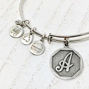 ALEX AND ANI Initial A Bangle 💫+2 Free Gifts